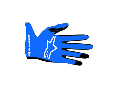 ALPINESTARS Youth Radar Gloves UCLA Blue White