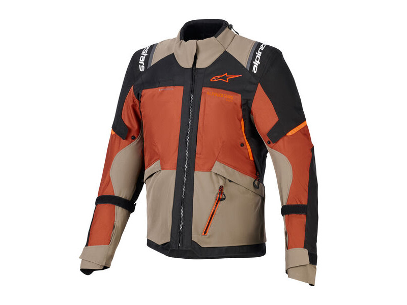 ALPINESTARS Andes V4 Drystar Jkt Walnut Rust Black click to zoom image