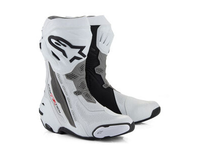ALPINESTARS Supertech R Vented White Mid Grey Black