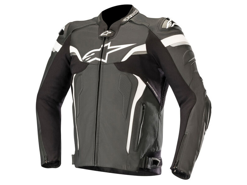 ALPINESTARS Celer V2 Leather Jacket Black White click to zoom image
