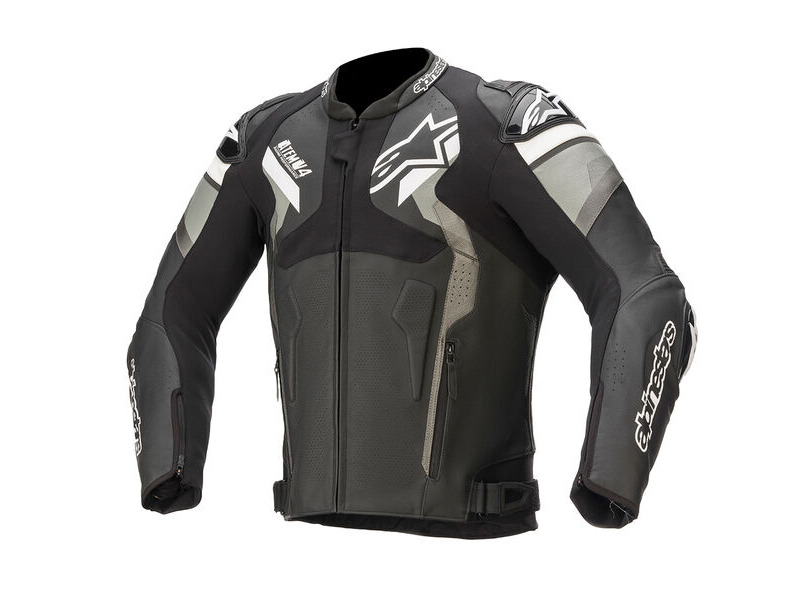 ALPINESTARS Atem v4 Leather Jkt Blk/Gry/Wht click to zoom image