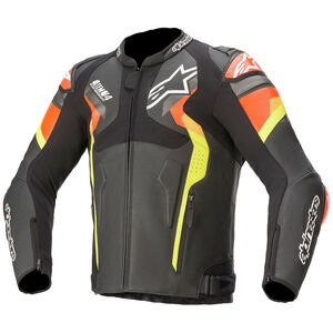 ALPINESTARS Atem v4 Leather Jkt Blk/Red/Yel 