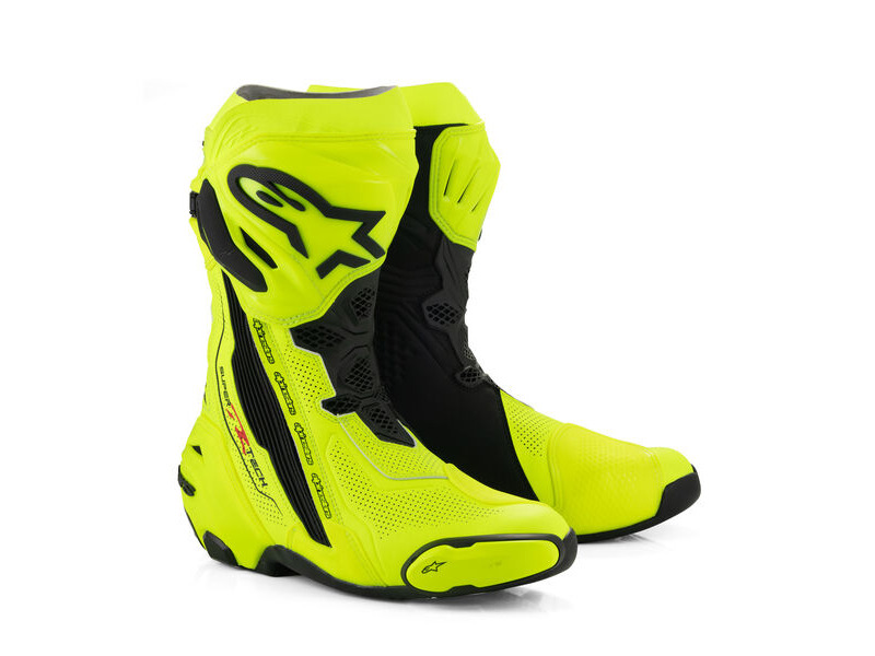 ALPINESTARS Supertech R Vented Yellow Fluo Black click to zoom image