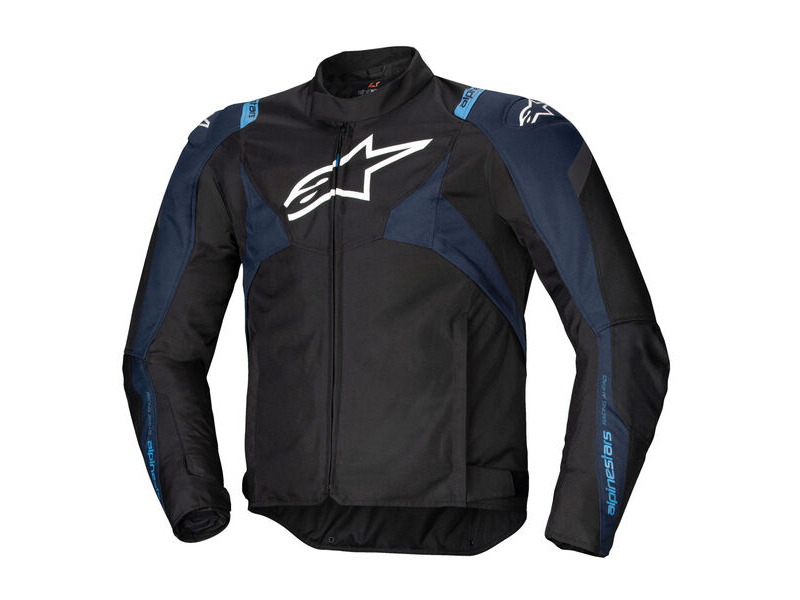 ALPINESTARS T-Jaws V4 WP Jacket Black Dark Blue Blithe Blue click to zoom image