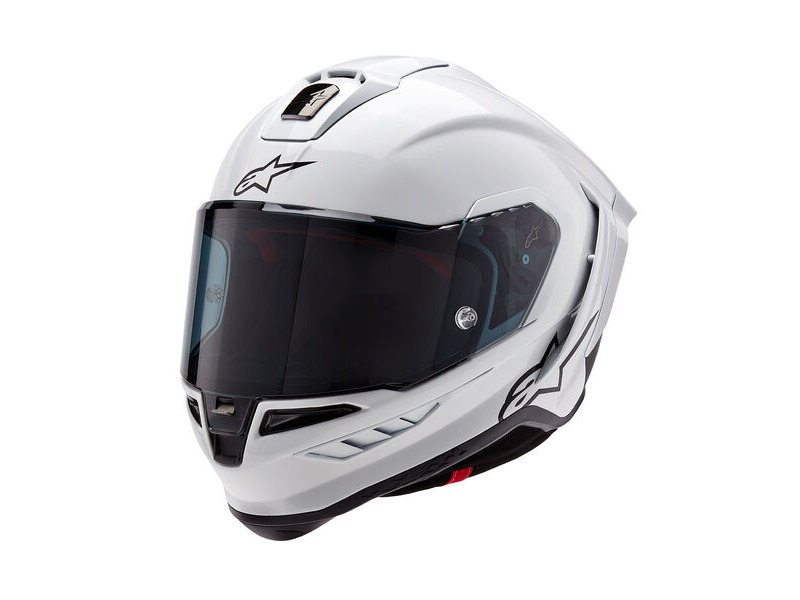 ALPINESTARS Alpine Supertech R10 Solid Ece06/Fim White Gloss Black Matt click to zoom image