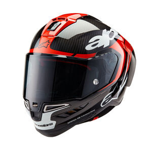 ALPINESTARS Alpine Supertech R10 Element Ece06/Fim Blk Carb Bright R/W GL 