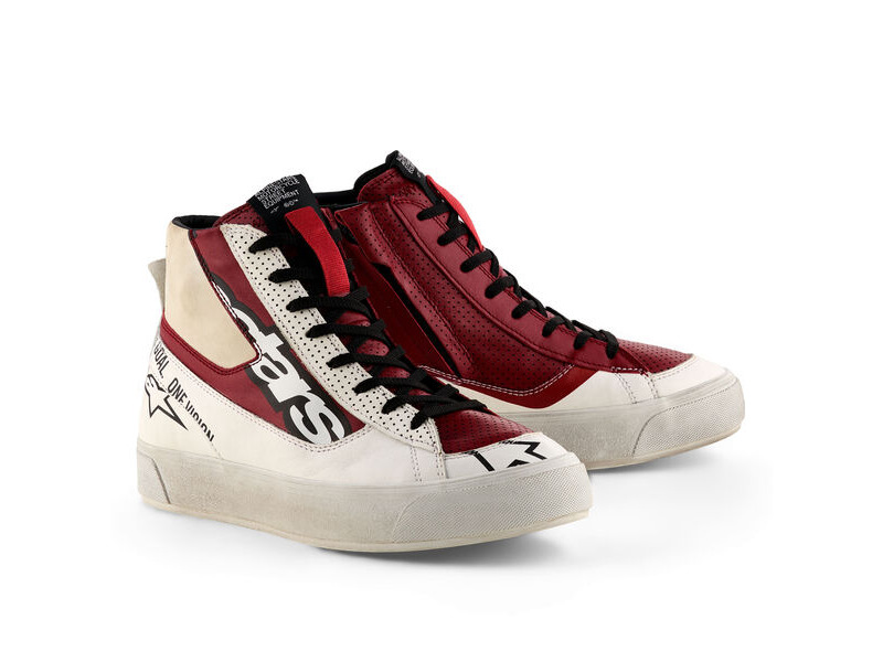ALPINESTARS Stella Stated Flair Shoes White Rio Red click to zoom image