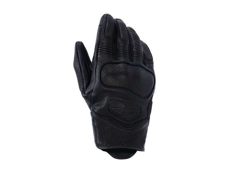 ALPINESTARS Mustang V3 Leather Gloves Black Black click to zoom image