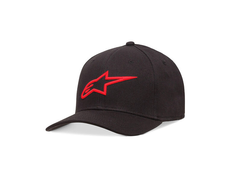 ALPINESTARS Ageless Snapback Hat Black Red click to zoom image