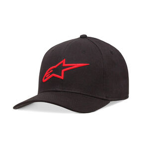 ALPINESTARS Ageless Snapback Hat Black Red 