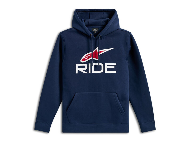 ALPINESTARS Ride Hoodie V3 Navy White Red click to zoom image