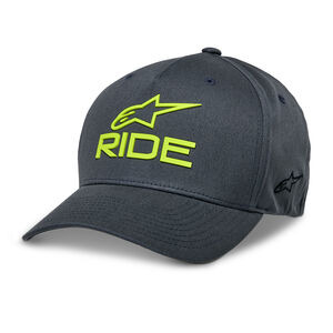 ALPINESTARS Ride Sonic Hat Charcoal Hi Vis Yellow 