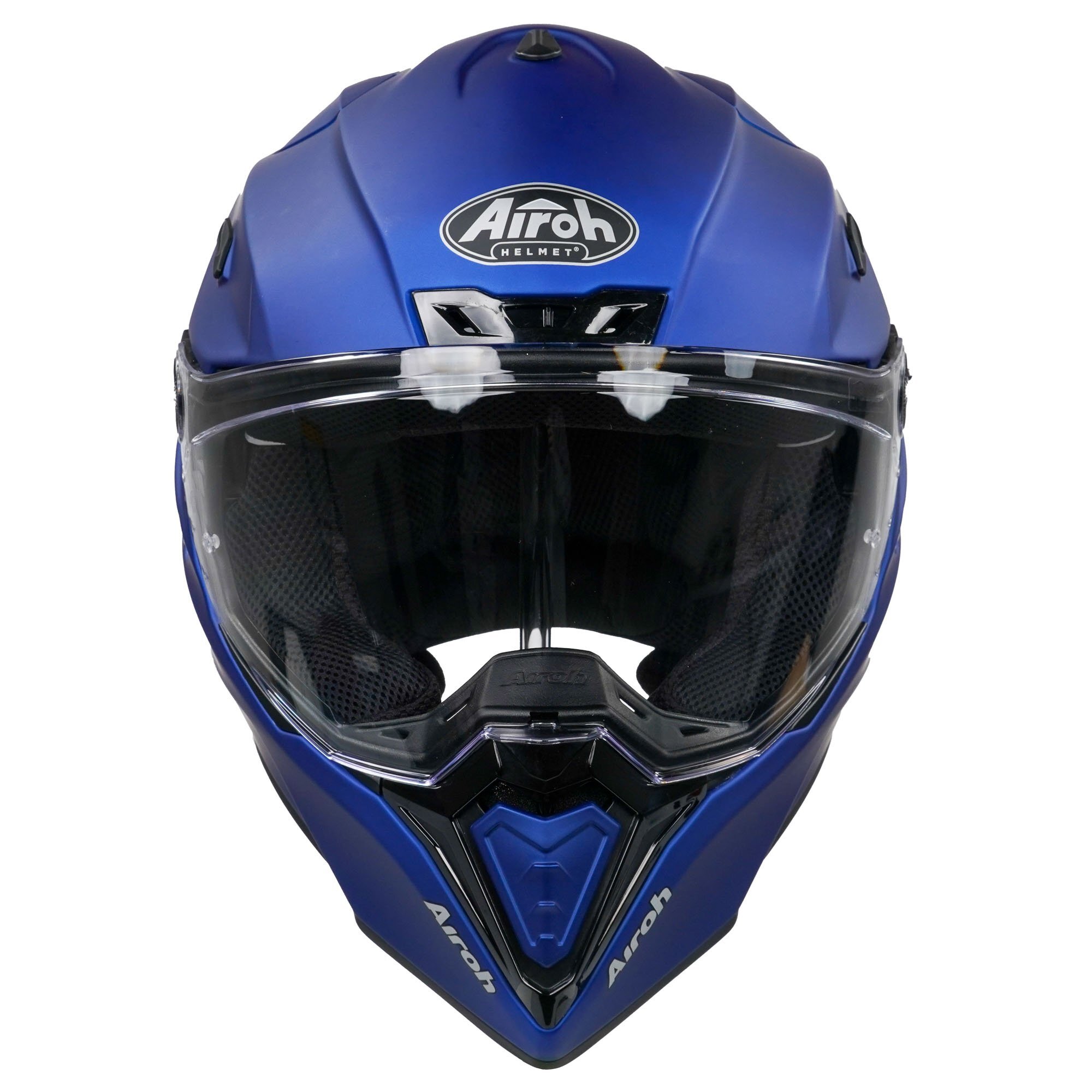 Airoh Commander Blue Matt Adventure Helmet