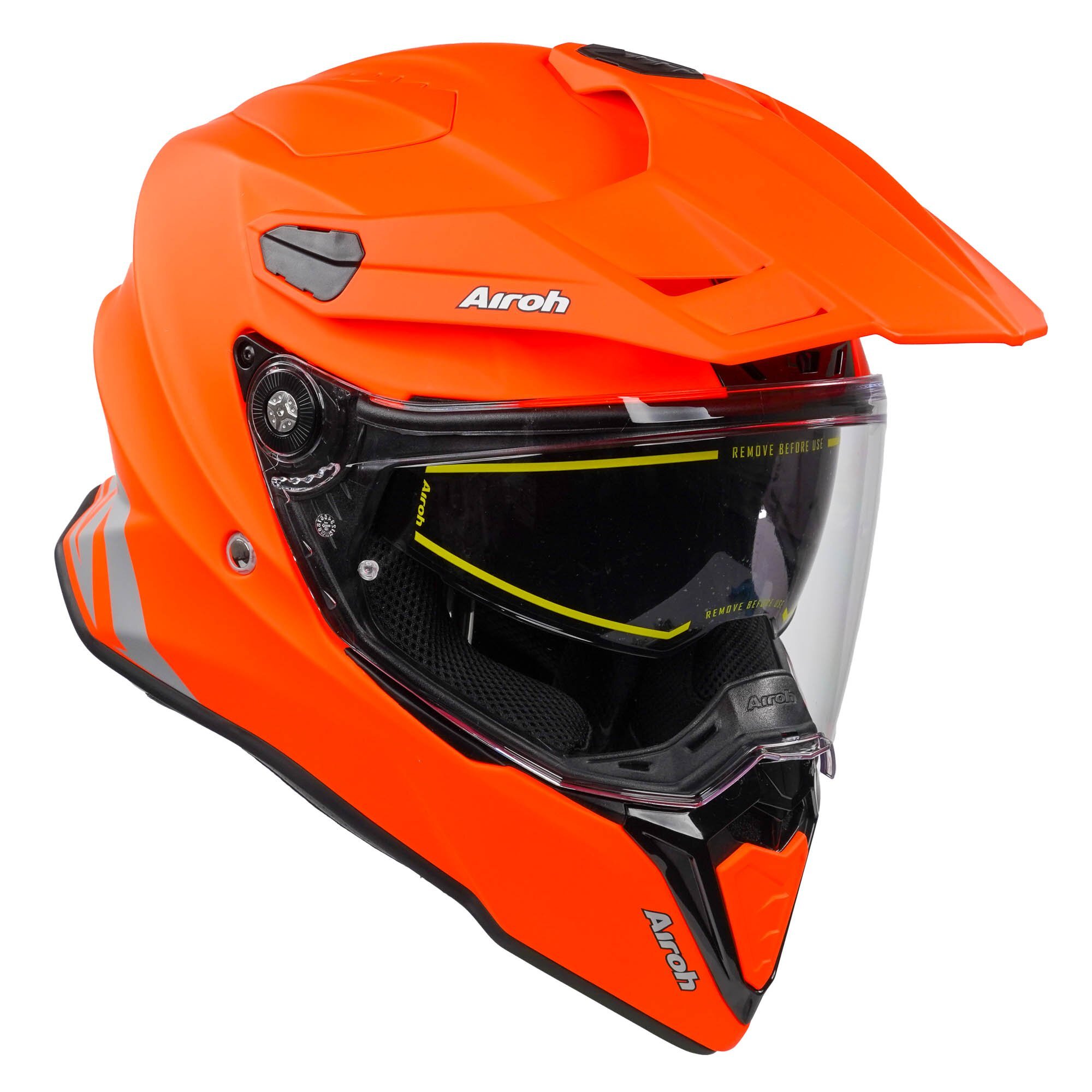 Airoh Commander Boost Yellow Matt Adventure Helmet