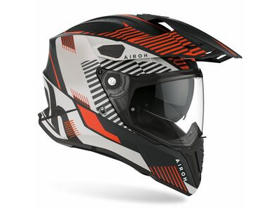 AIROH Commander Adventure Helmet - 'Boost Orange' (Matt)