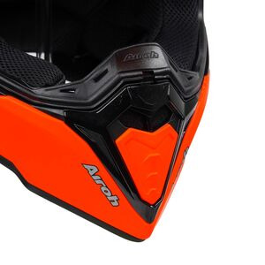 AIROH Commander Adventure - Orange Fluo Matt click to zoom image