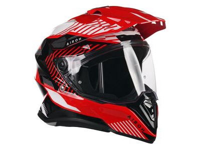 AIROH Commander Adventure Helmet - 'Boost Red' (Gloss)