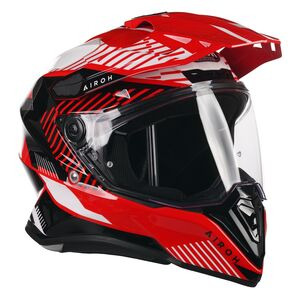 AIROH Commander Adventure Helmet - 'Boost Red' (Gloss) 2022