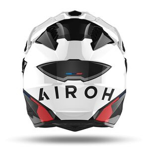 AIROH Commander 'Factor' Adventure Motorcycle Helmet - White Gloss click to zoom image
