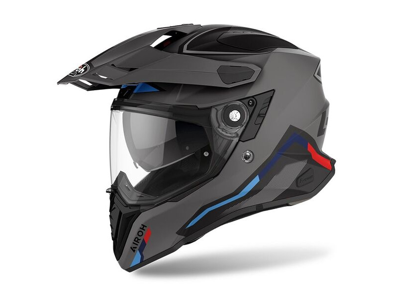 AIROH Commander 'Factor' Adventure Motorcycle Helmet - Anthracite Matt click to zoom image
