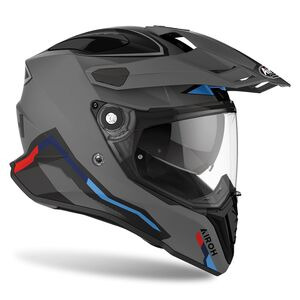 AIROH Commander 'Factor' Adventure Motorcycle Helmet - Anthracite Matt click to zoom image