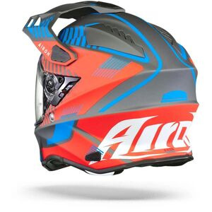 AIROH Commander Adventure Helmet - 'Boost' Red Blue Matt click to zoom image
