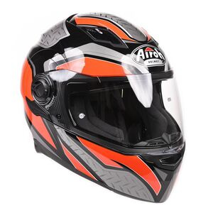 AIROH Movement S Full Face Steel Orange Gloss click to zoom image