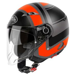 AIROH City One Jet Wrap Orange Matt 2018