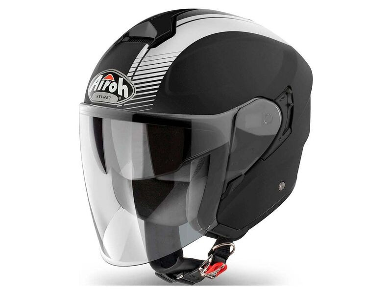 AIROH Hunter Jet Simple Matt Black click to zoom image