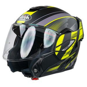 AIROH Rev19 Flip Ikon Yellow Matt click to zoom image