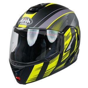 AIROH Rev19 Flip Ikon Yellow Matt click to zoom image