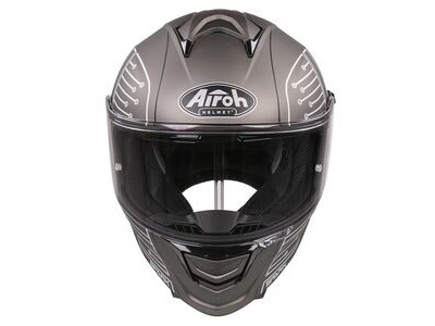 AIROH Spark Flow Red Circuit Matt