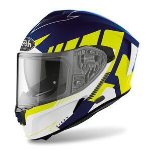 AIROH Spark Rise Blue/Yellow Matt 