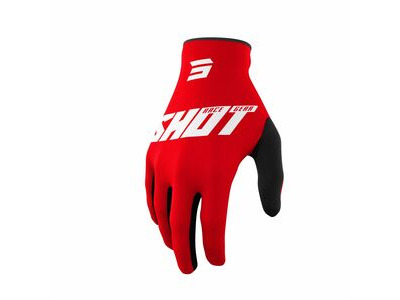 SHOT 2022 Raw Gloves Burst Red