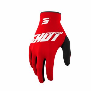 SHOT 2022 Raw Gloves Burst Red 2022