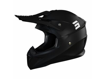 SHOT MX Helmet Pulse Solid Black Glossy