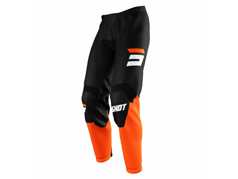 SHOT 2022 Raw MX Pants - Burst Orange (Youth) click to zoom image