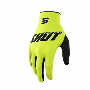 SHOT Raw Gloves Burst Neon Yellow 2022