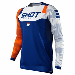 SHOT Contact Jersey Camo Orange 2022