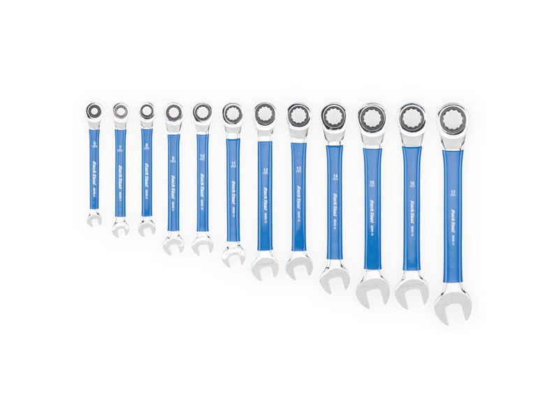 PARK TOOLS MWR-SET Ratcheting Metric Wrench Set: 6mm - 17mm click to zoom image