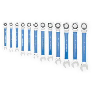 PARK TOOLS MWR-SET Ratcheting Metric Wrench Set: 6mm - 17mm 