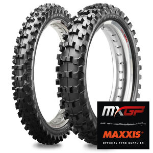 MAXXIS 50cc MX-ST+ Tyres - Matched Pair - 60/100x12 + 275x10 