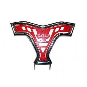 XRW RACING PARTS Front Bumper X16  Silver / Red  click to zoom image