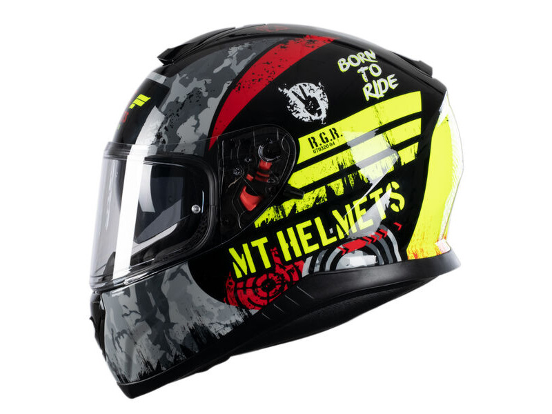 MT Thunder 3 Sniper Gloss Black/Fluo Yellow click to zoom image
