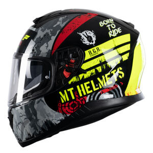 MT Thunder 3 Sniper Gloss Black/Fluo Yellow 