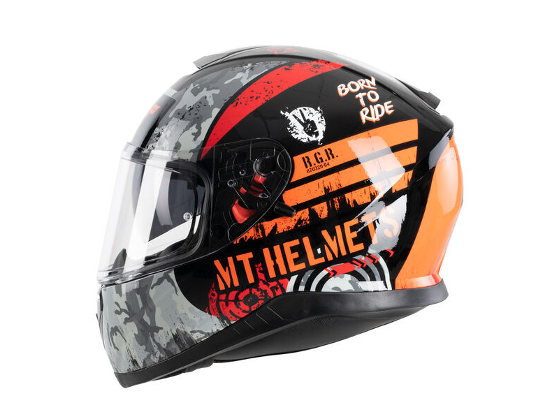 MT Thunder 3 Sniper Gloss Black/Orange click to zoom image
