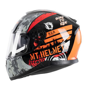 MT Thunder 3 Sniper Gloss Black/Orange 