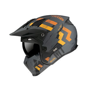 MT Streetfighter Skull A12 Matt Grey 
