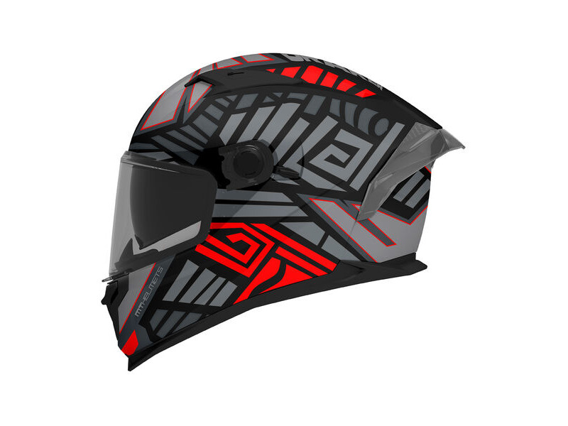 MT Braker SV Zebra B5 Matt Black Red click to zoom image