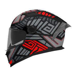 MT Braker SV Zebra B5 Matt Black Red 